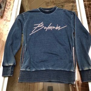 Balmain Sweatshirt Diamonds attached